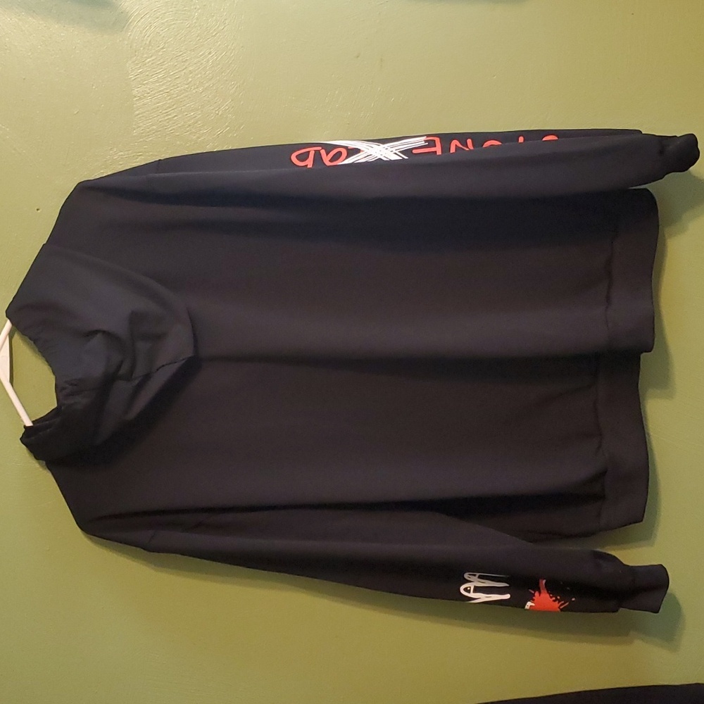 Manfinity EMRG Plus Letter Graphic Drawstring Hoodie - Picture 8 of 8
